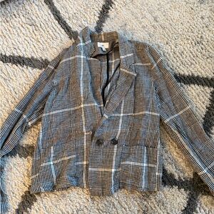 BP Black and White Checkered Jacket